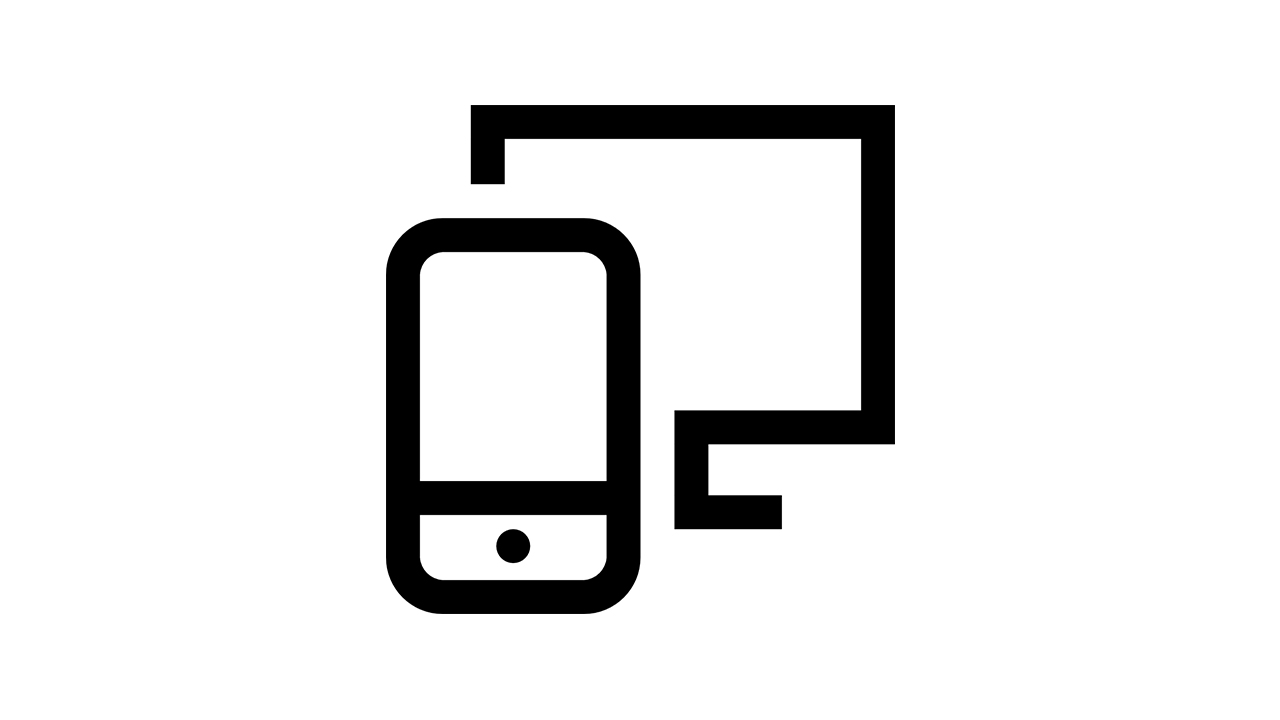 mobile phone and computer icon