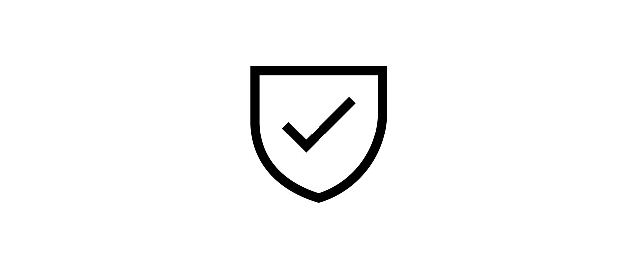 Tick in shield icon; image used for HSBC New Zealand Fraud Guide page