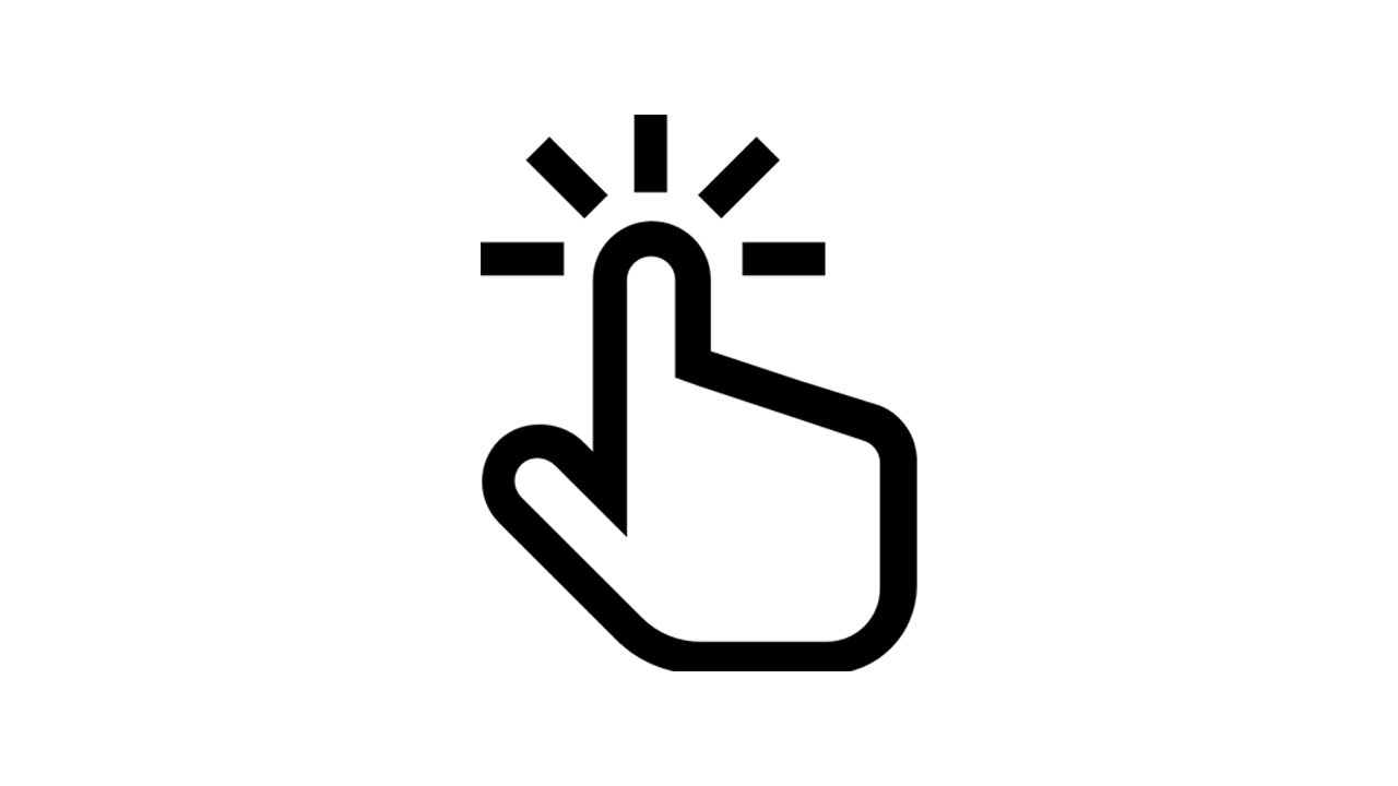 finger point icon